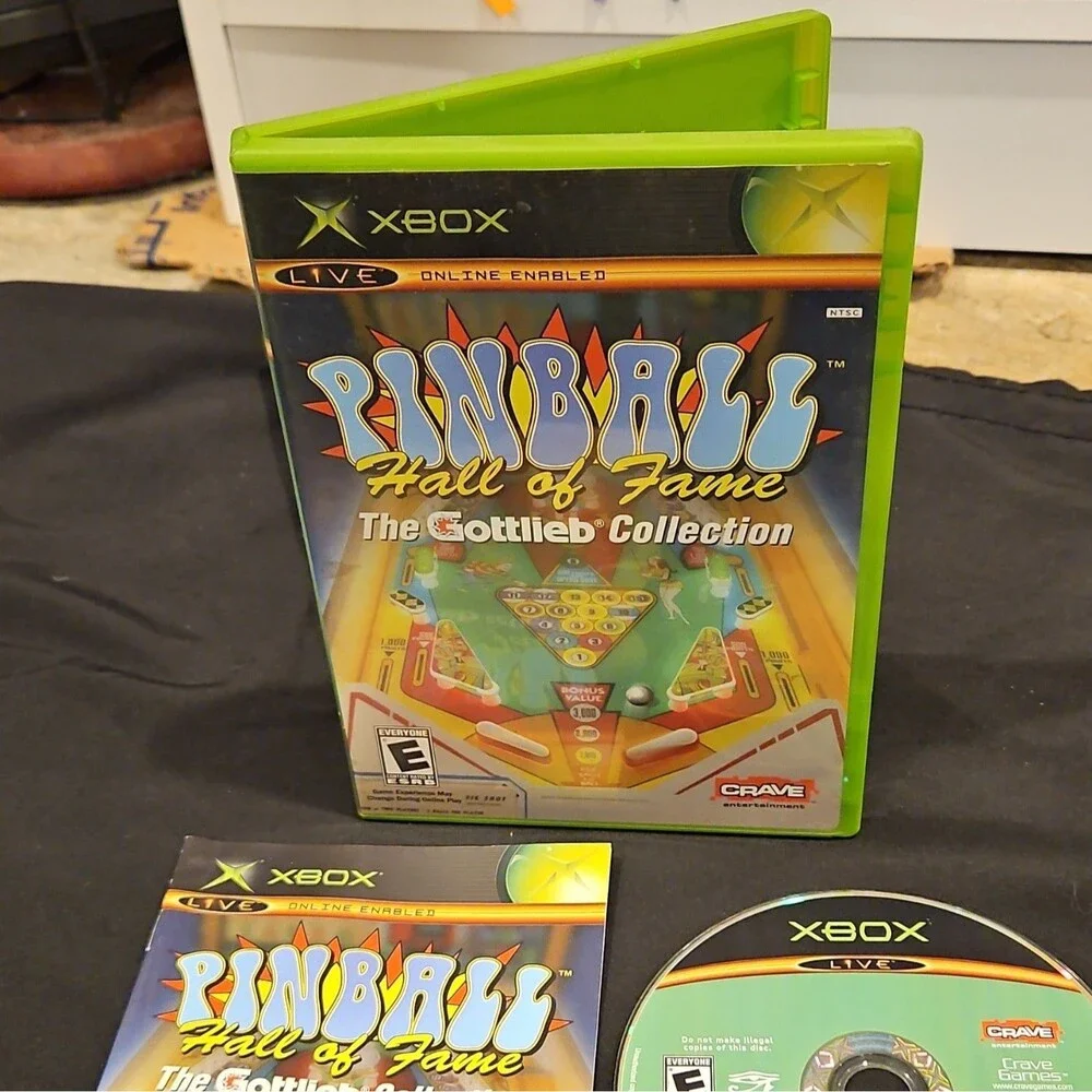 Pinball Hall of Fame: The Gottlieb Collection (Xbox, 2004) Complete Manual